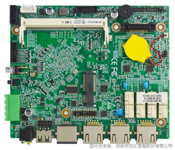 控汇智能 ENS-6123网络安全工业级超低功耗主板